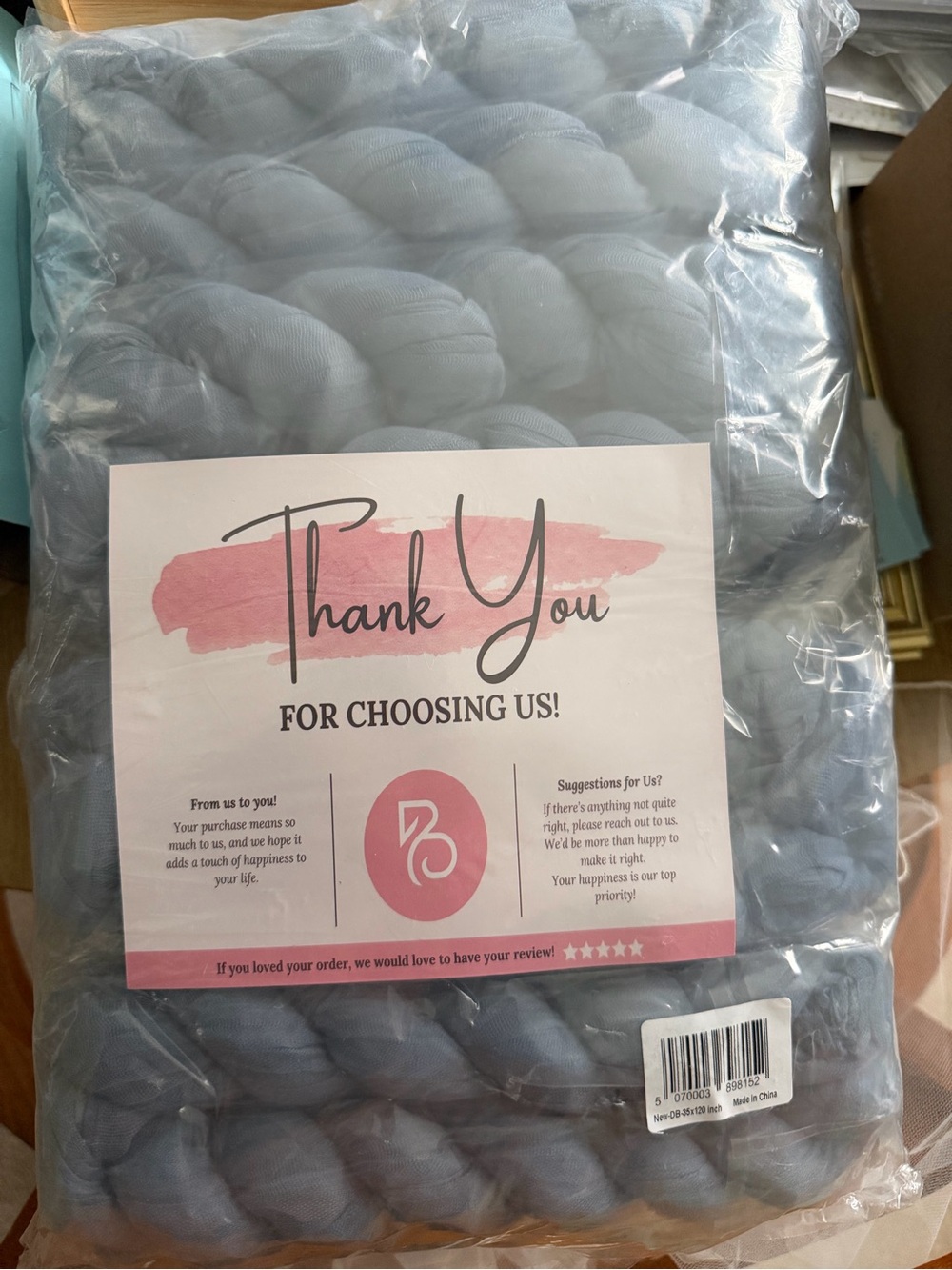 NEW Dusty Blue Table Runners